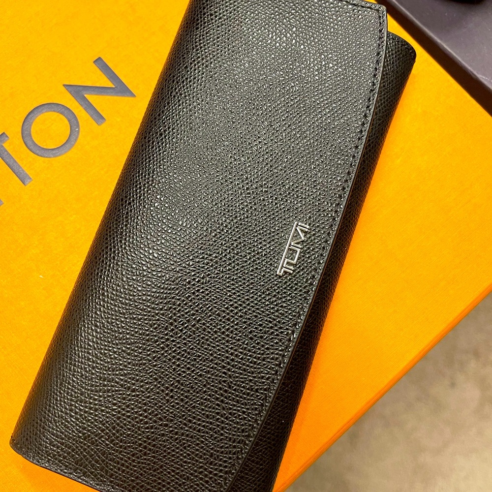 Tumi Black Leather Wallet